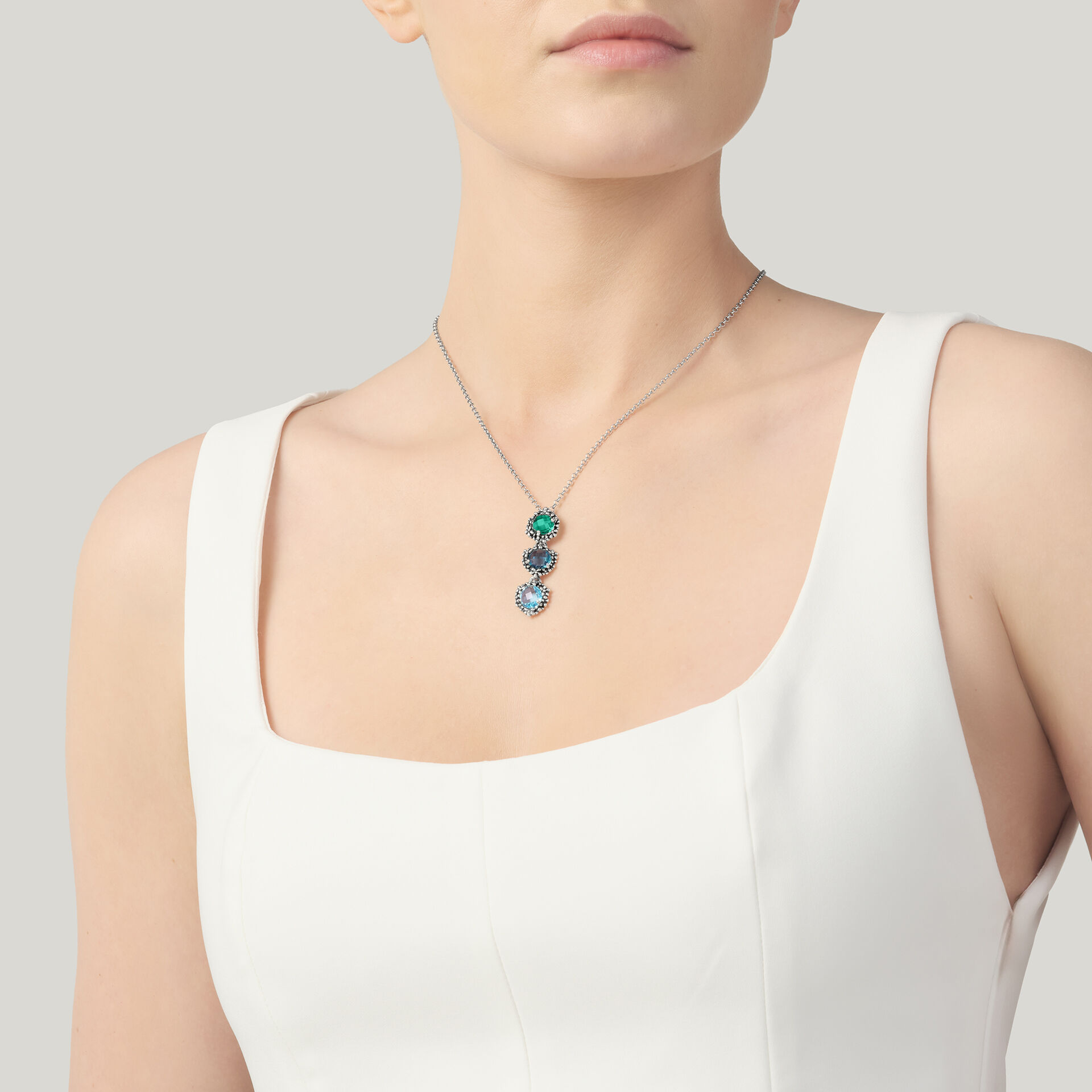 Blue Ivy Drop Pendant image number 1