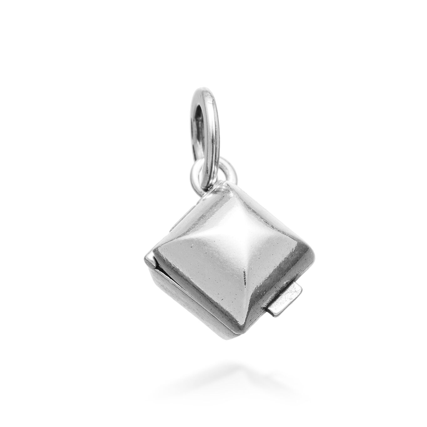 Openable Solitaire Charm