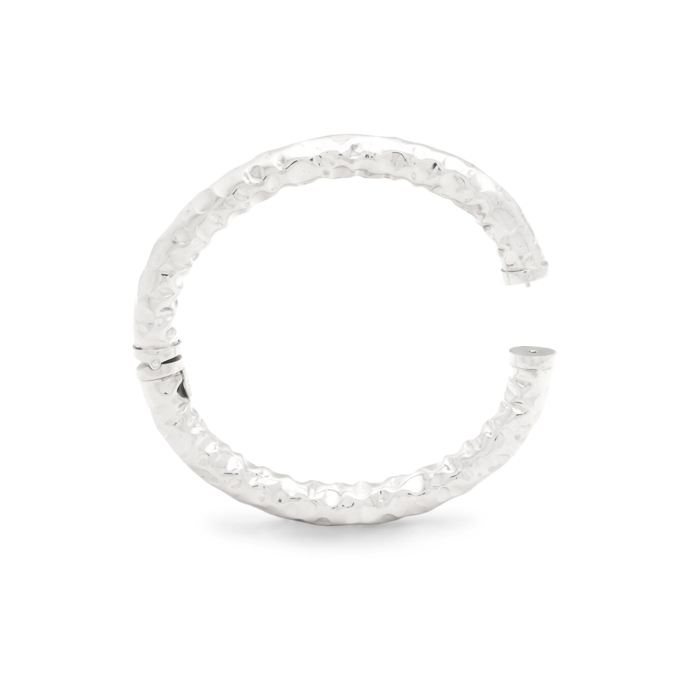 Stone Medium Bangle, Bangle in Sterling Silver_image number 3_Giovanni Raspini