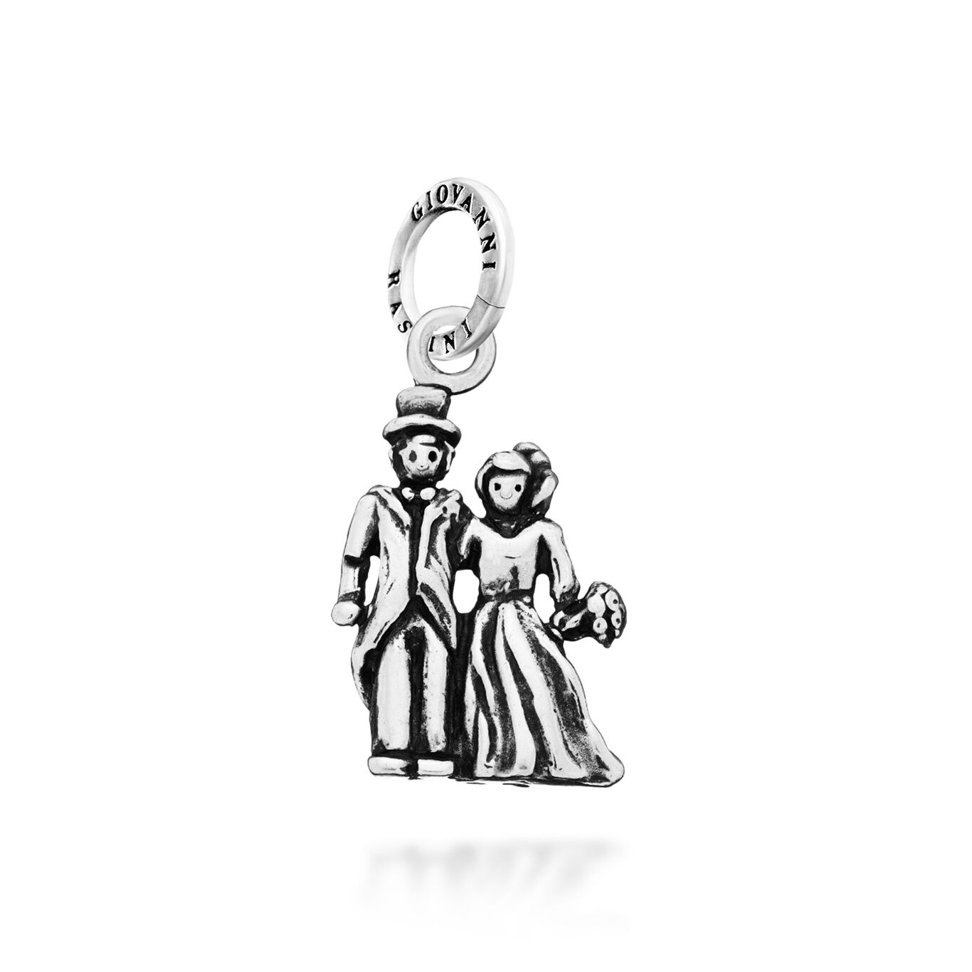 Bride and groom Charm, Charm in Sterling Silver_image number 0_Giovanni Raspini