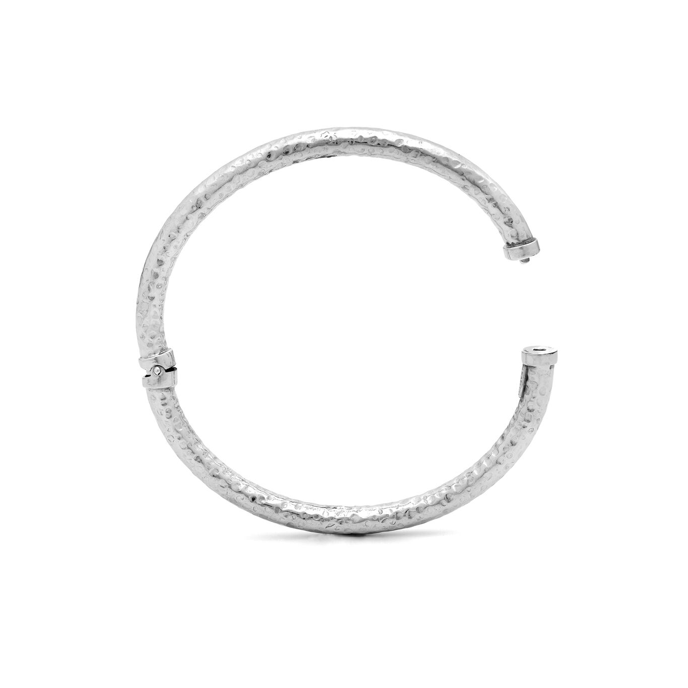 Rock Mini Bangle, Bangle in Sterling Silver_image number 3_Giovanni Raspini