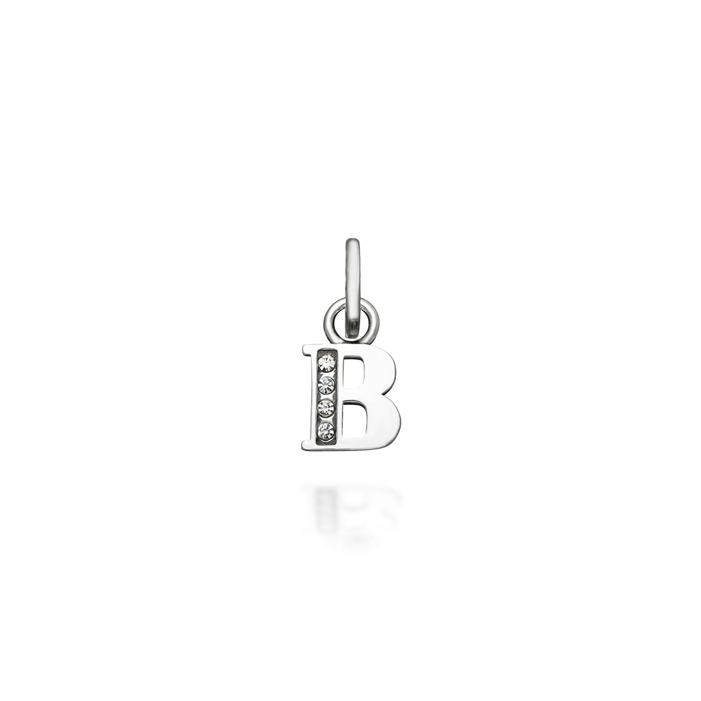 Mini Charm &bdquo;B&ldquo; Crystal