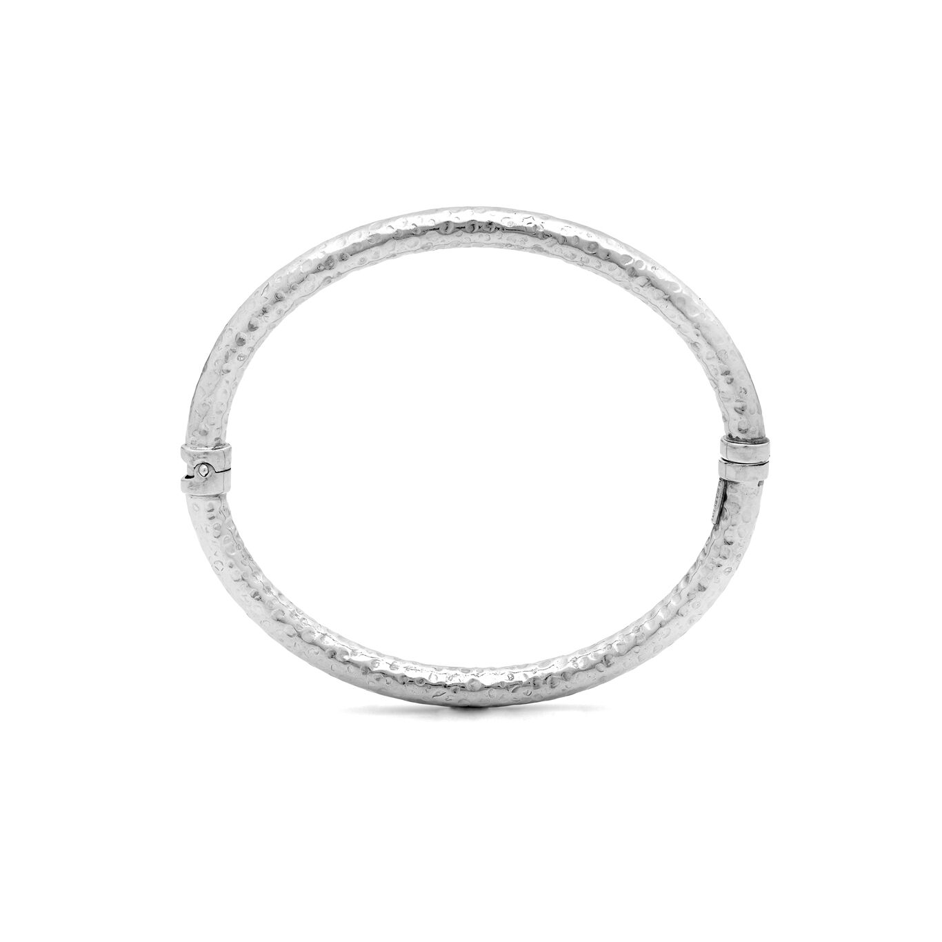 Rock Mini Bangle, Bangle in Sterling Silver_image number 2_Giovanni Raspini