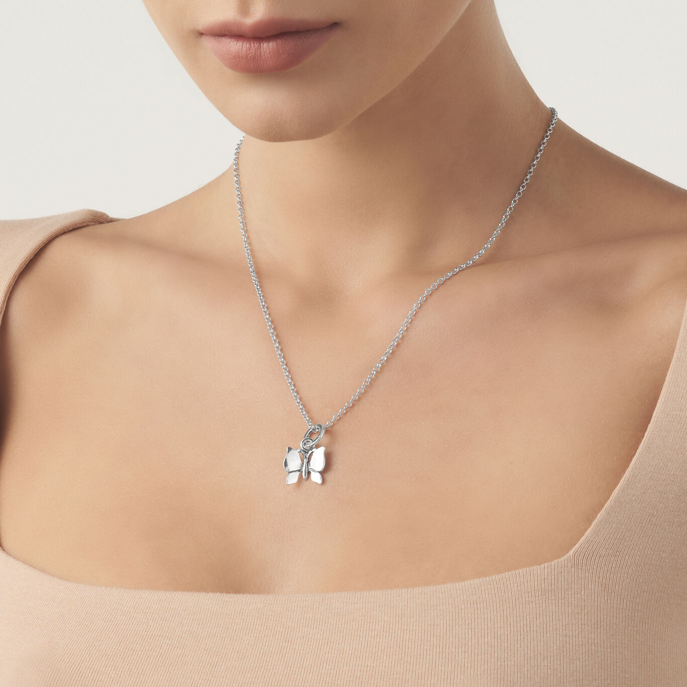 Charm Schmetterling, Charm aus Silber 925_image number 1_Giovanni Raspini