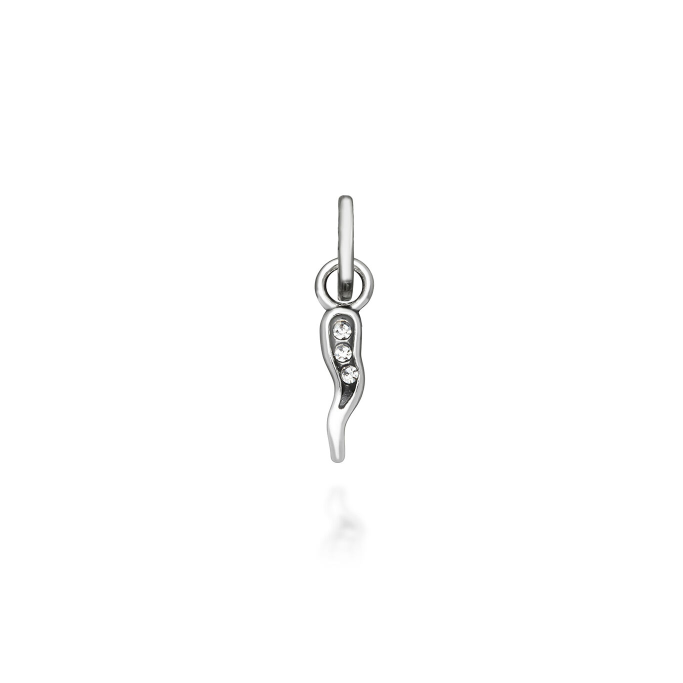 Mini Charm Cornino Crystal, Charm in Argento 925 e zirconi_image number 0_Giovanni Raspini