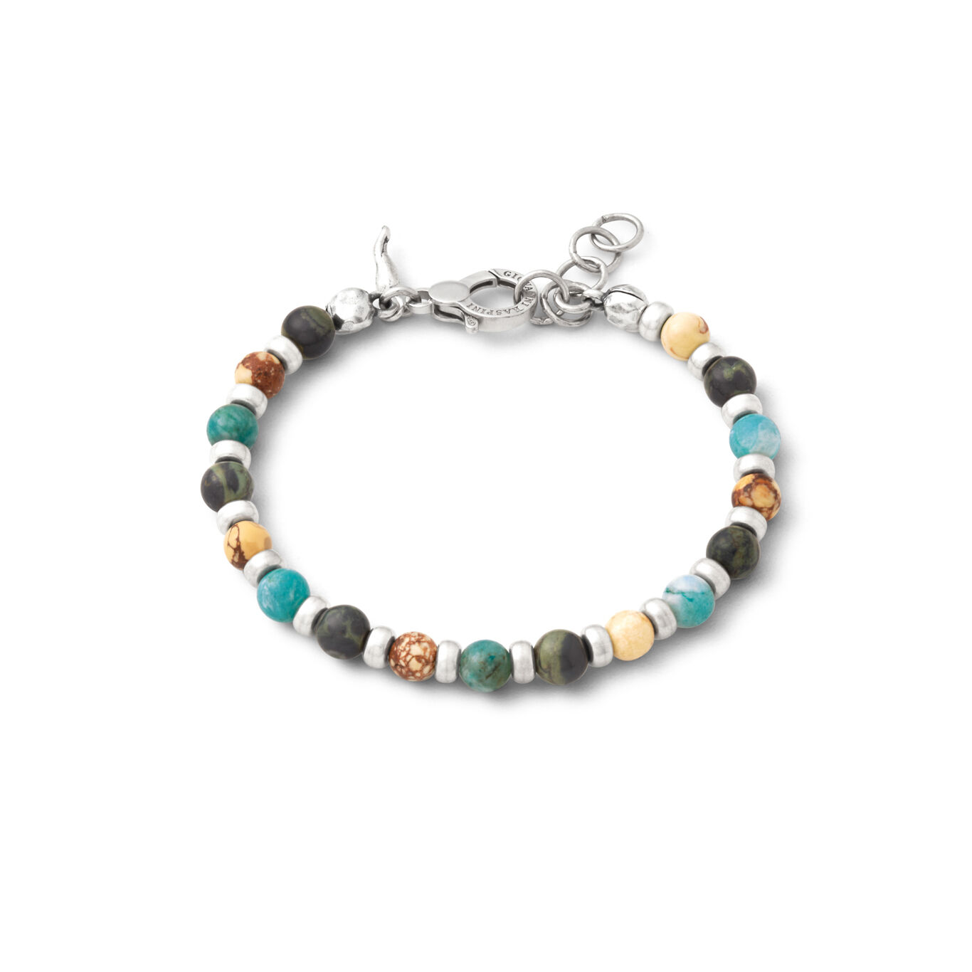 Bracelet Tango Couleurs De La Terre, Bracelet en argent massif et pierres naturelles_image number 0_Giovanni Raspini