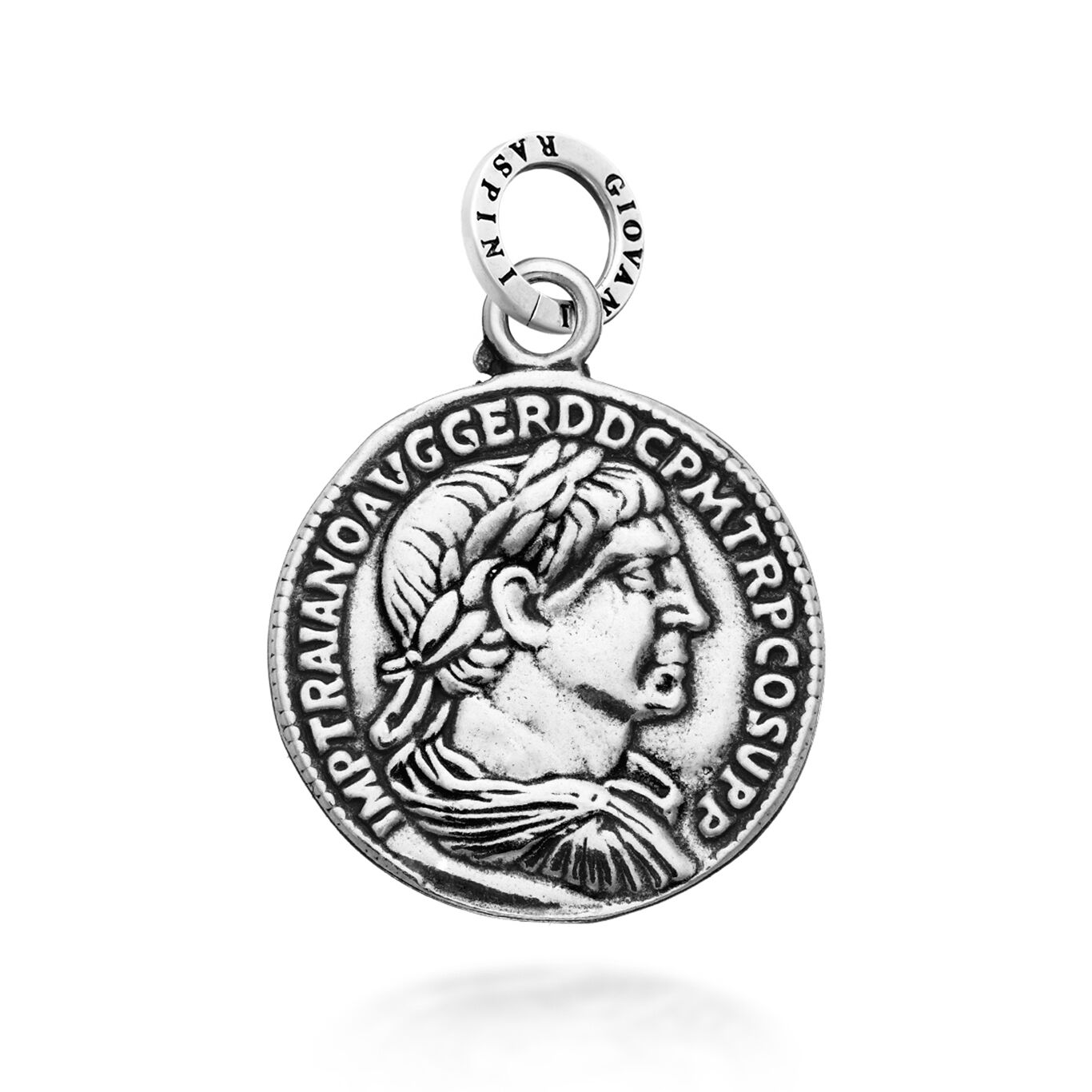 Charm Moneta imperatore, Charm in Argento 925_image number 1_Giovanni Raspini