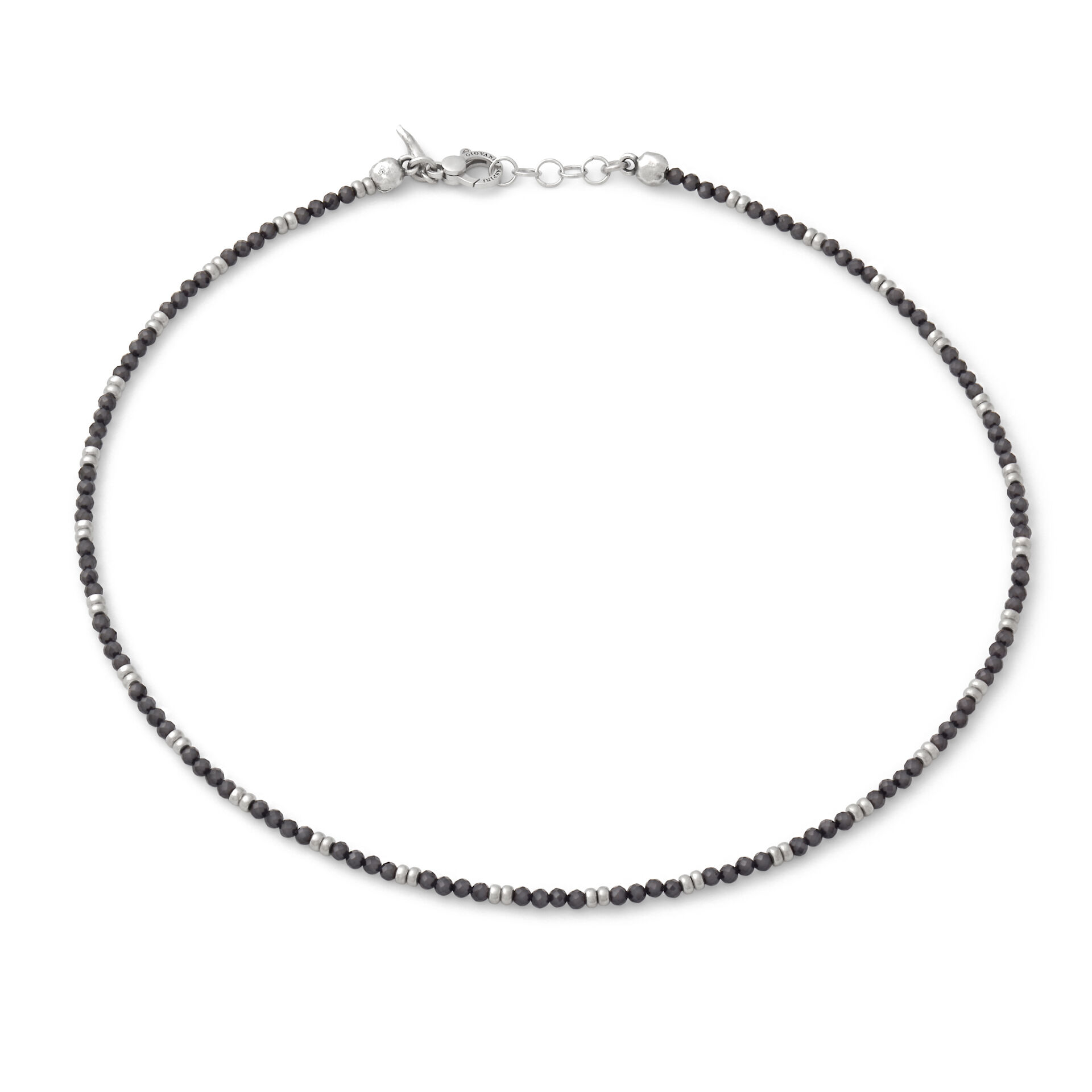 Black Spinel Beat Necklace image number 0