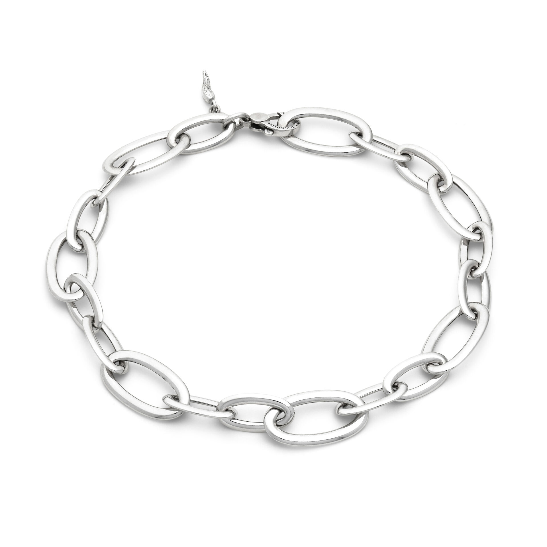 Bold Oval Links Necklace image number 0
