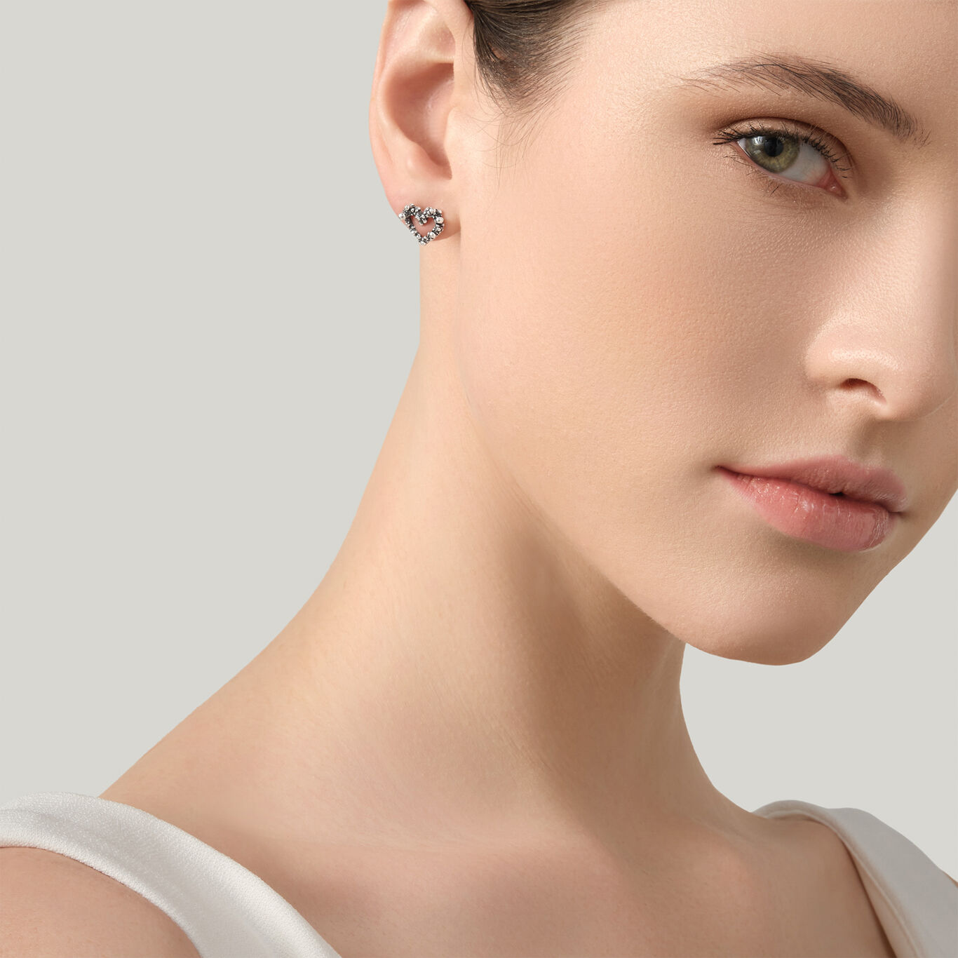 Boucles d'oreilles C&oelig;ur, petit mod&egrave;le