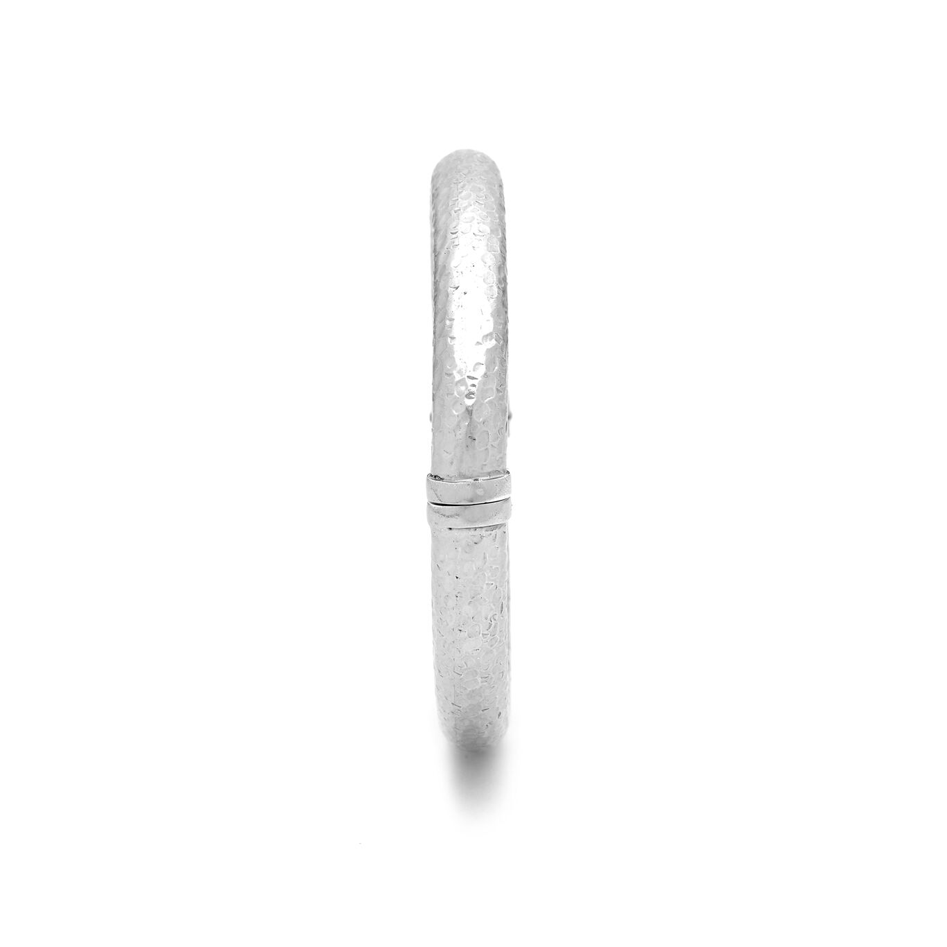 Rock Medium Bangle, Bangle in Sterling Silver_image number 5_Giovanni Raspini