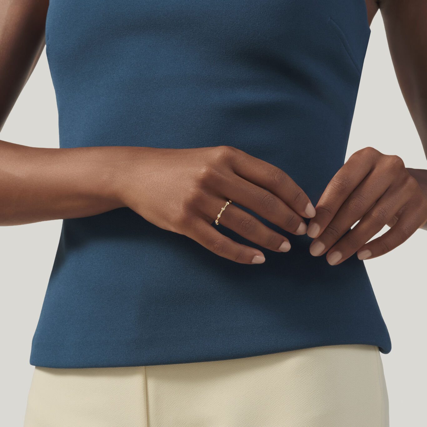 Gold-Plated Satellite Ring