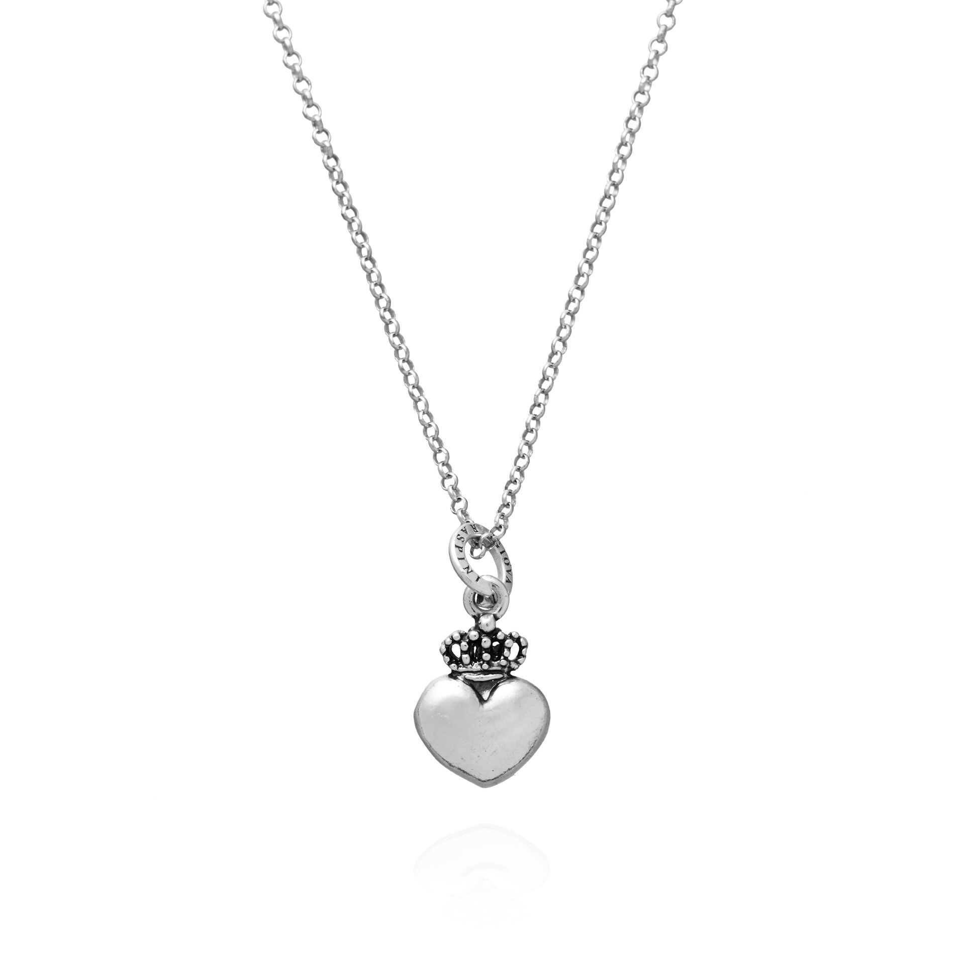 Miluna Collana Cuore Con Diamanti Naturali 50cm CLD4468 - Domar Gioielli