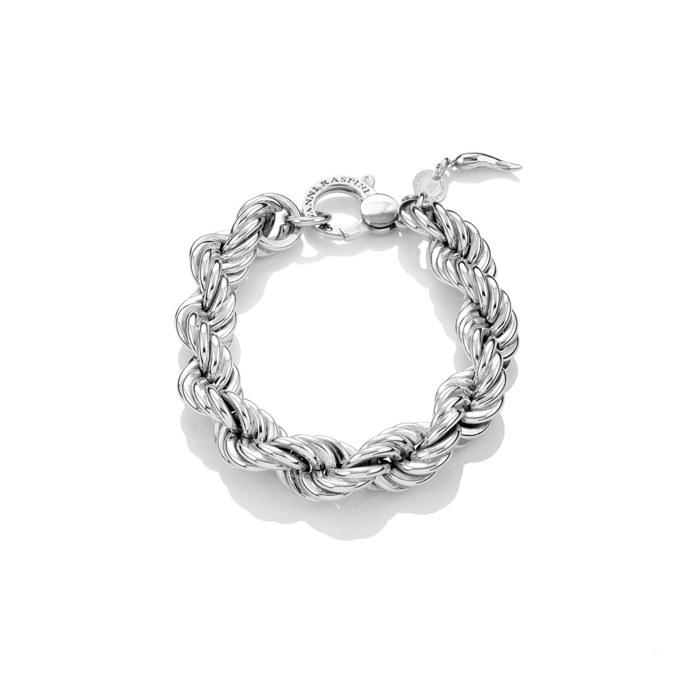Big Torchon Bracelet, Bracelet in Sterling Silver_image number 0_Giovanni Raspini