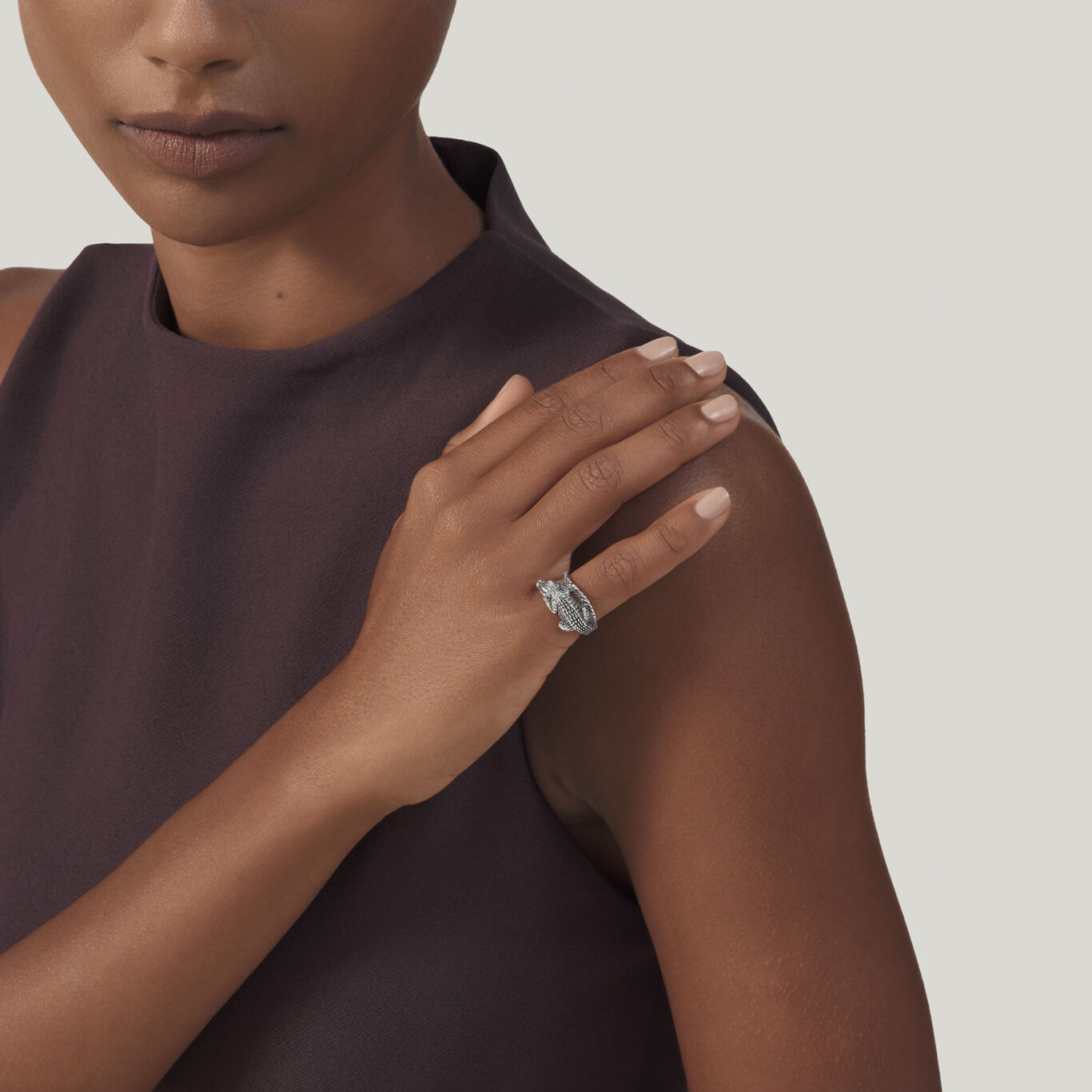 Bague De Petit Doigt Crocodile