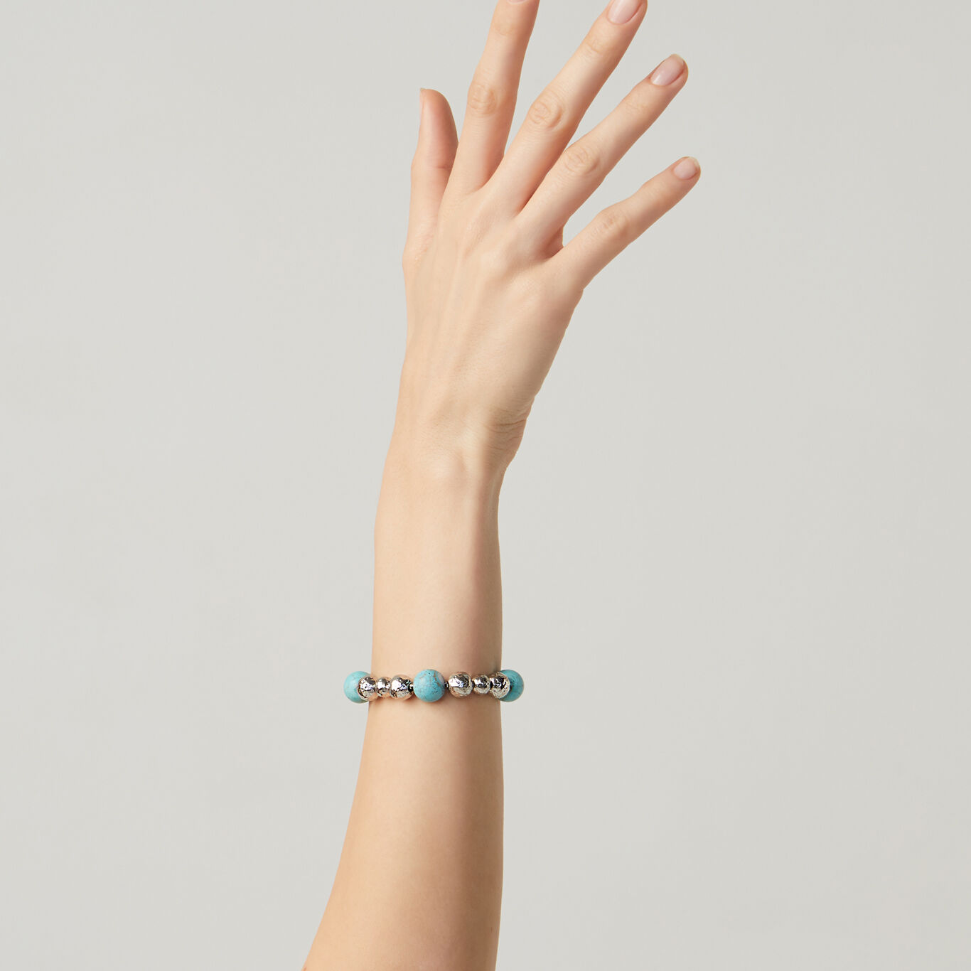 Bracciale Allattamento Howlite Rasmey | Perlina Numeri 1-12 Con Ciondolo Stella | Per Tracciare Le Poppate | Gioiello Personalizzabile