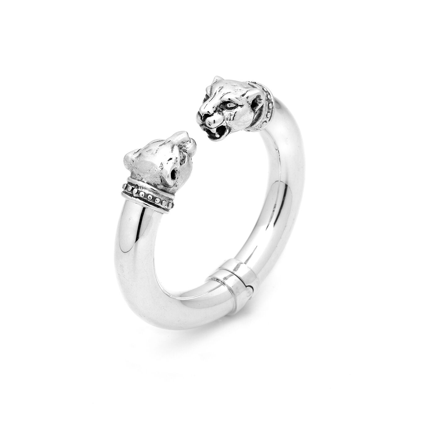 Leopard Heads Bracelet, Bracelet in Sterling Silver_image number 0_Giovanni Raspini