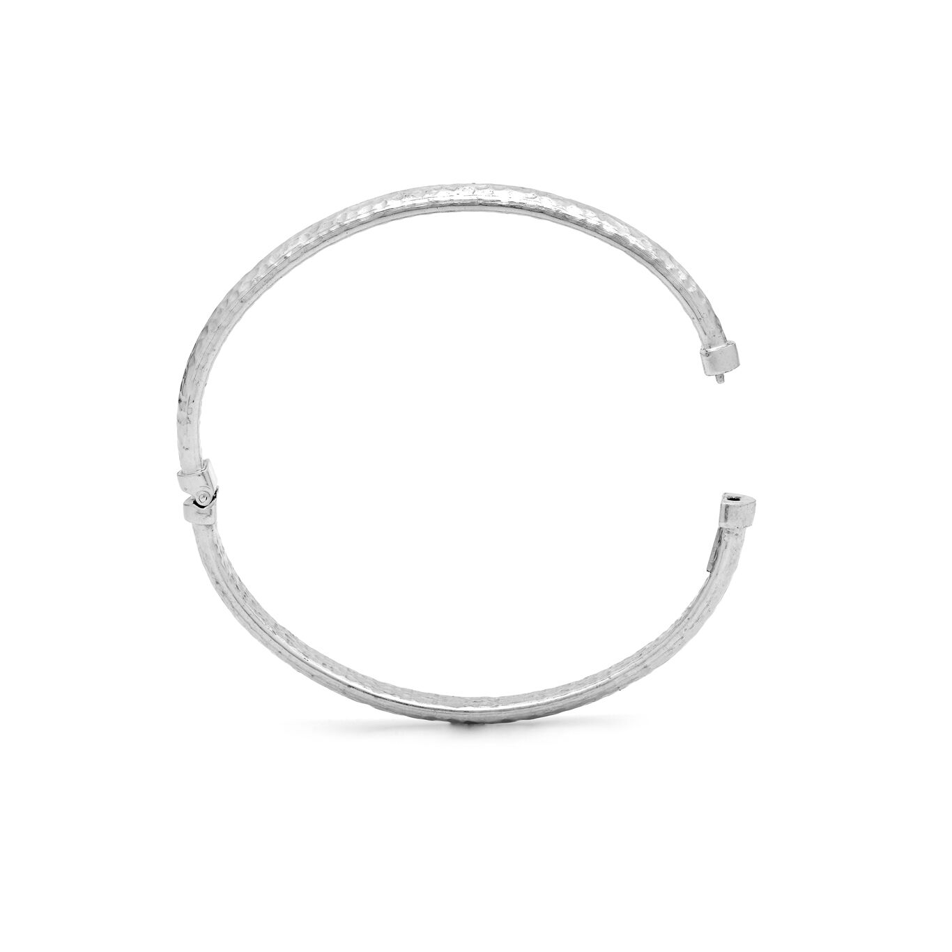 Moon Rock Small Bangle, Bangle in Sterling Silver_image number 3_Giovanni Raspini