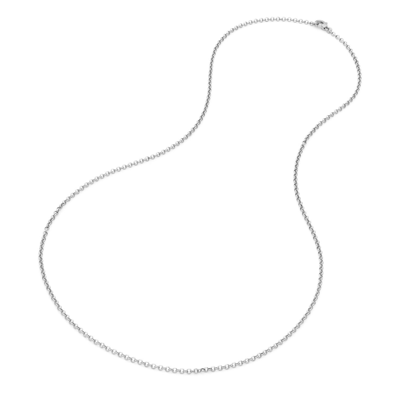 Collar De Cadena Rolo Peque&ntilde;o, Collar de Plata 925_image number 2_Giovanni Raspini