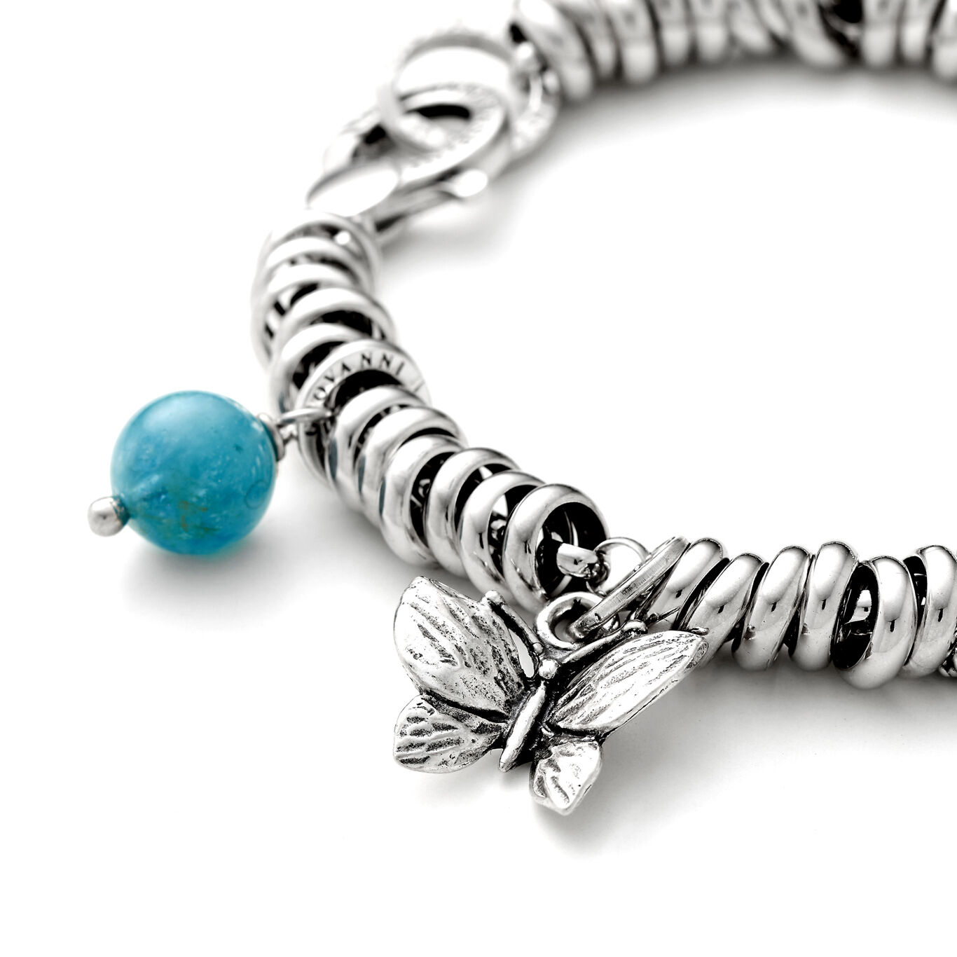 Charm Acquamarina, Charm in Argento 925 e acquamarina_image number 1_Giovanni Raspini
