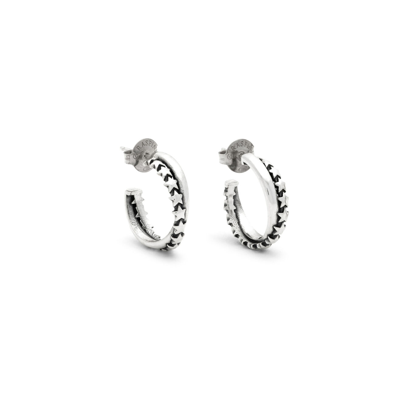 Star Double Hoop Earrings