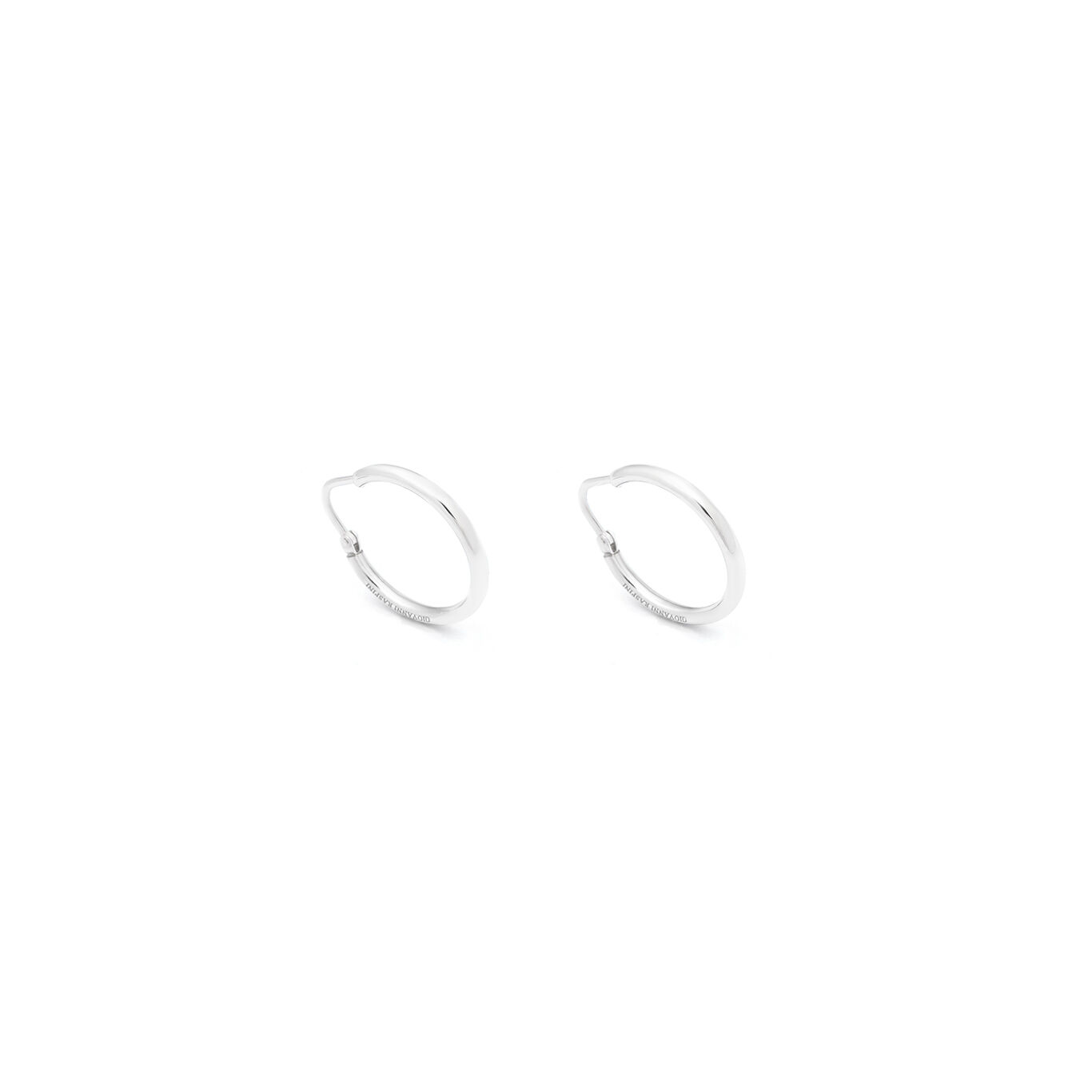 Essential Light Medium Earrings, Hoop earrings in Sterling Silver_image number 0_Giovanni Raspini