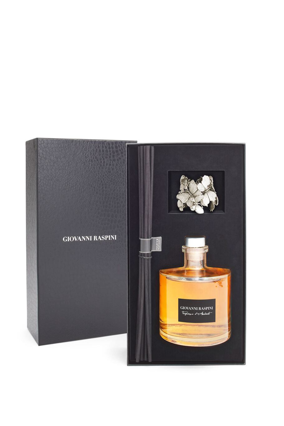 Diffuseur Papillons, Parfum d&rsquo;int&eacute;rieur Polvere di Iris avec d&eacute;coration en bronzobianco_image number 3_Giovanni Raspini