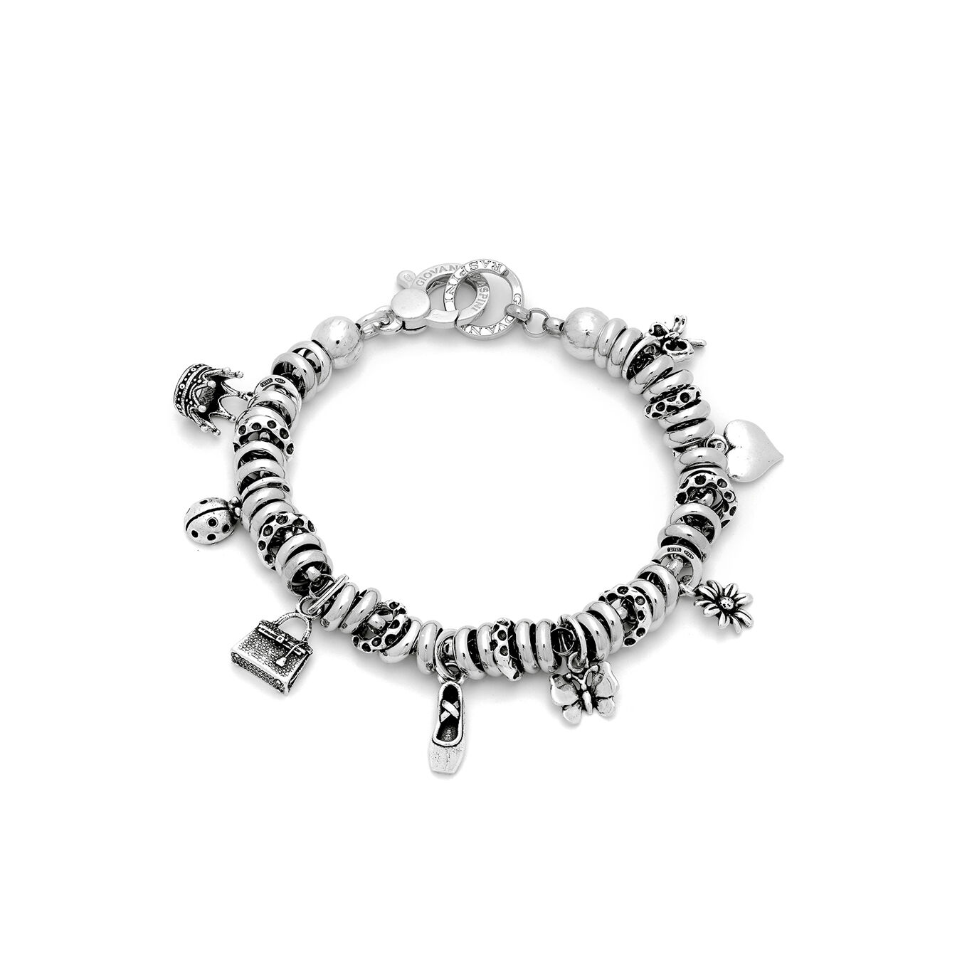 Mini Charms Bracelet in Sterling Silver Giovanni Raspini
