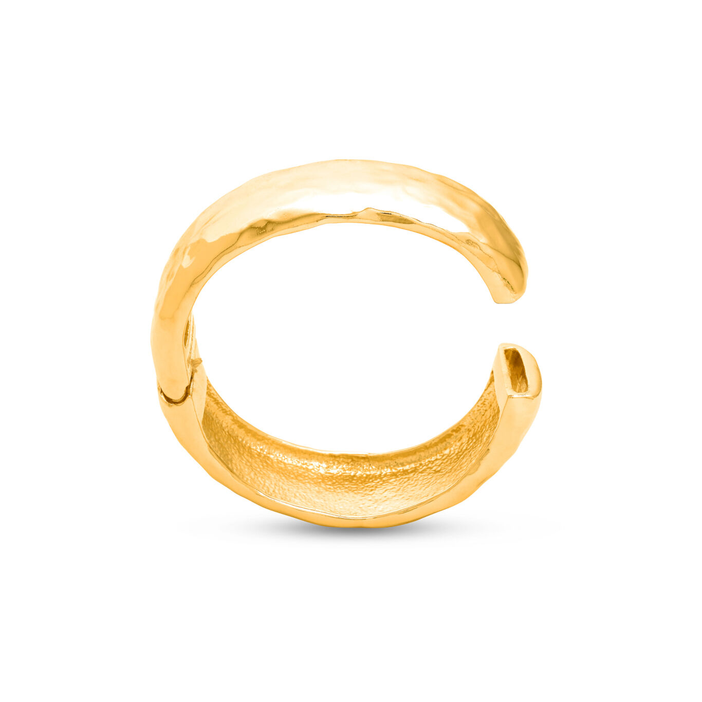 Sierra Big Bangle, 18k gold-plated bracelet_image number 3_Giovanni Raspini