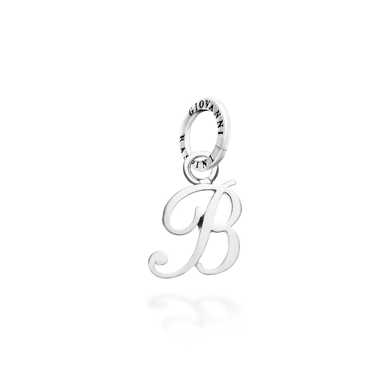 Juliet Letter B Charm, Charm in Sterling Silver_image number 0_Giovanni Raspini