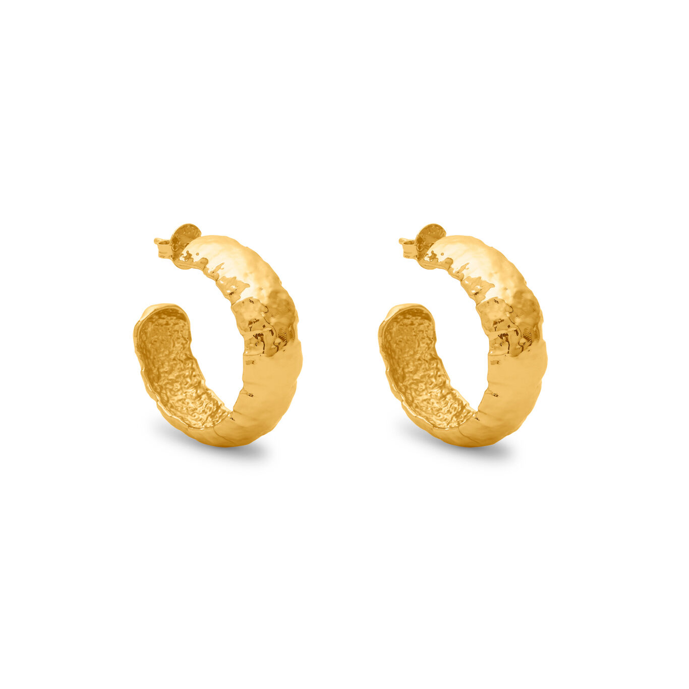 Sand Large Hoop Earrings