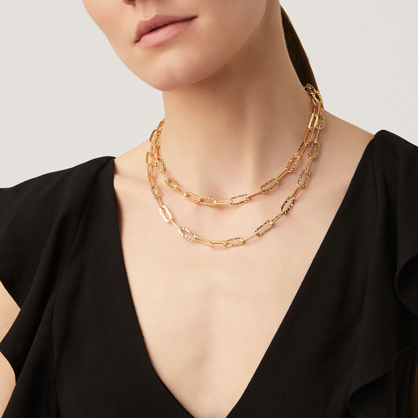 Hope Necklace, Necklace in 18k Gold Plated Sterling Silver_image number 2_Giovanni Raspini