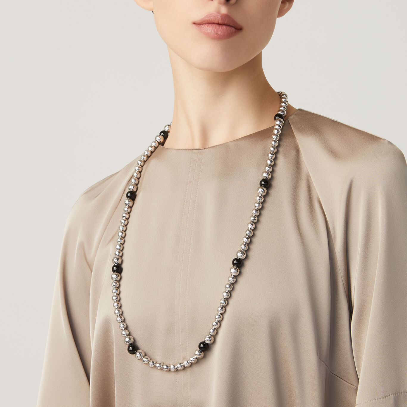 Optical Long Necklace