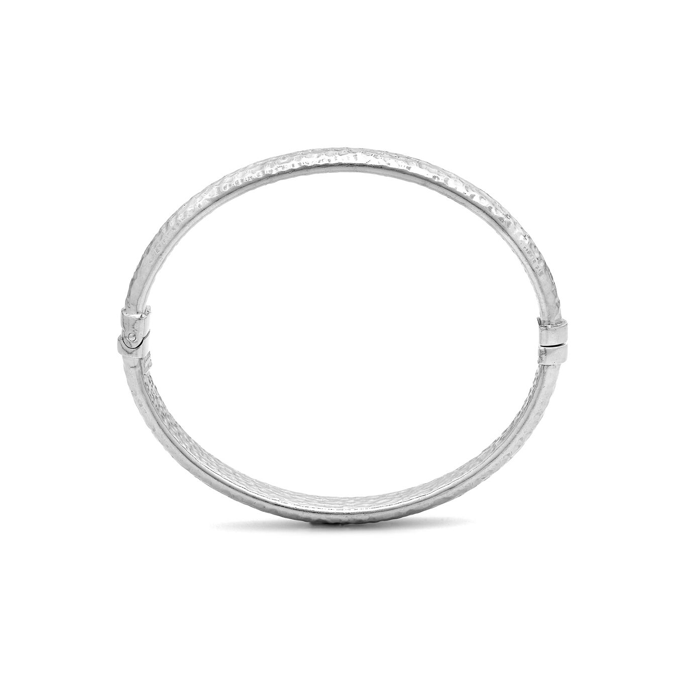 Moon Rock Medium Bangle, Bangle in Sterling Silver_image number 2_Giovanni Raspini