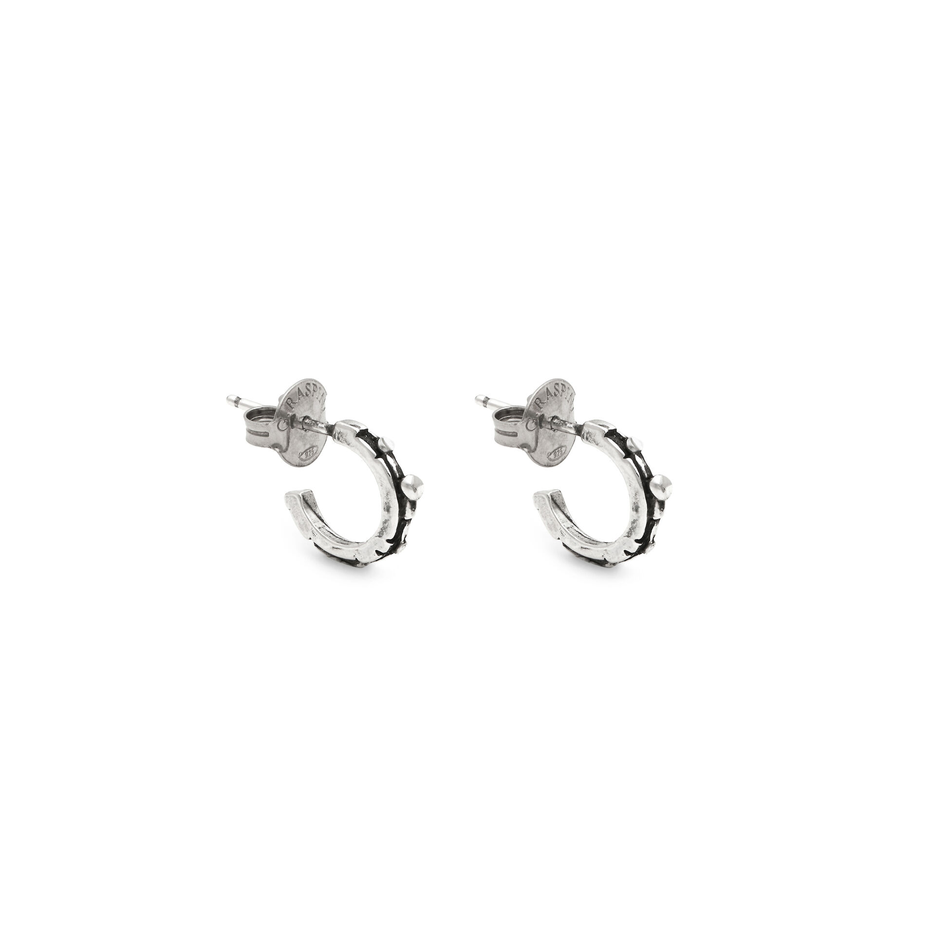 Brick Mini Hoop Earrings image number 0