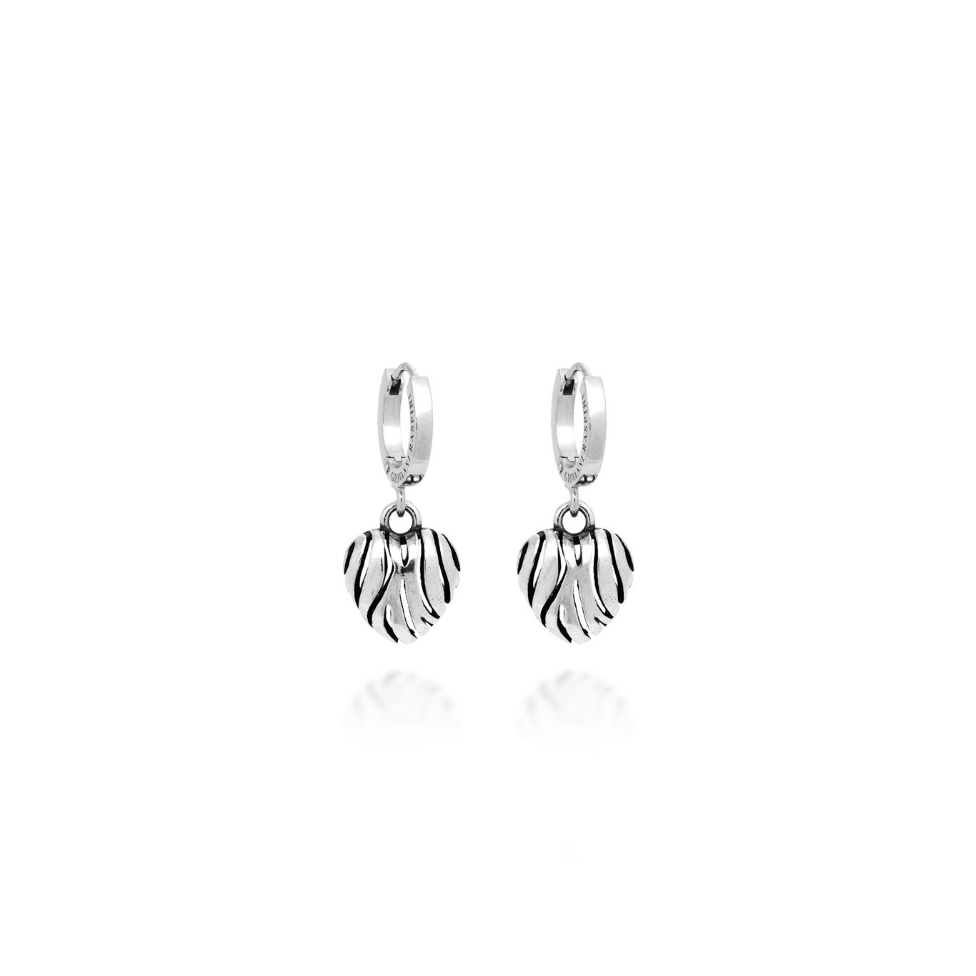 Boucles d'oreilles minimalistes C&oelig;ur Z&egrave;bre