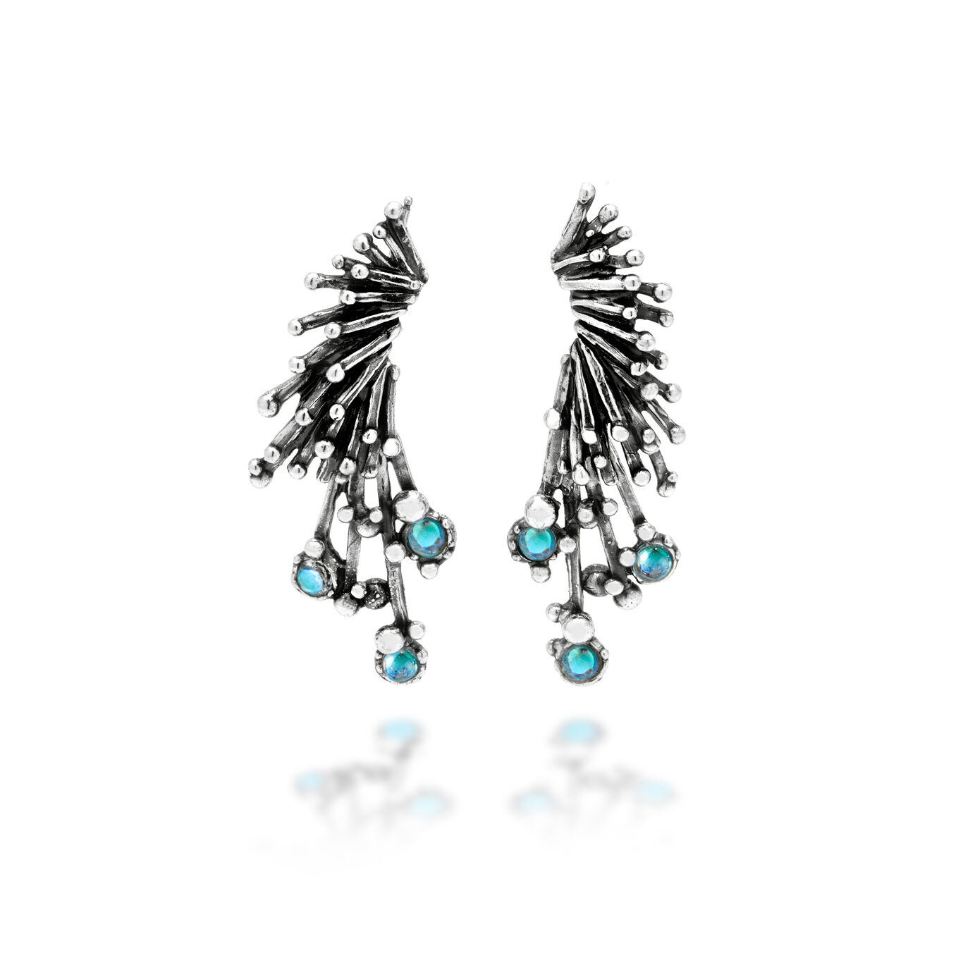 Boucles d'oreilles pendantes Fireworks