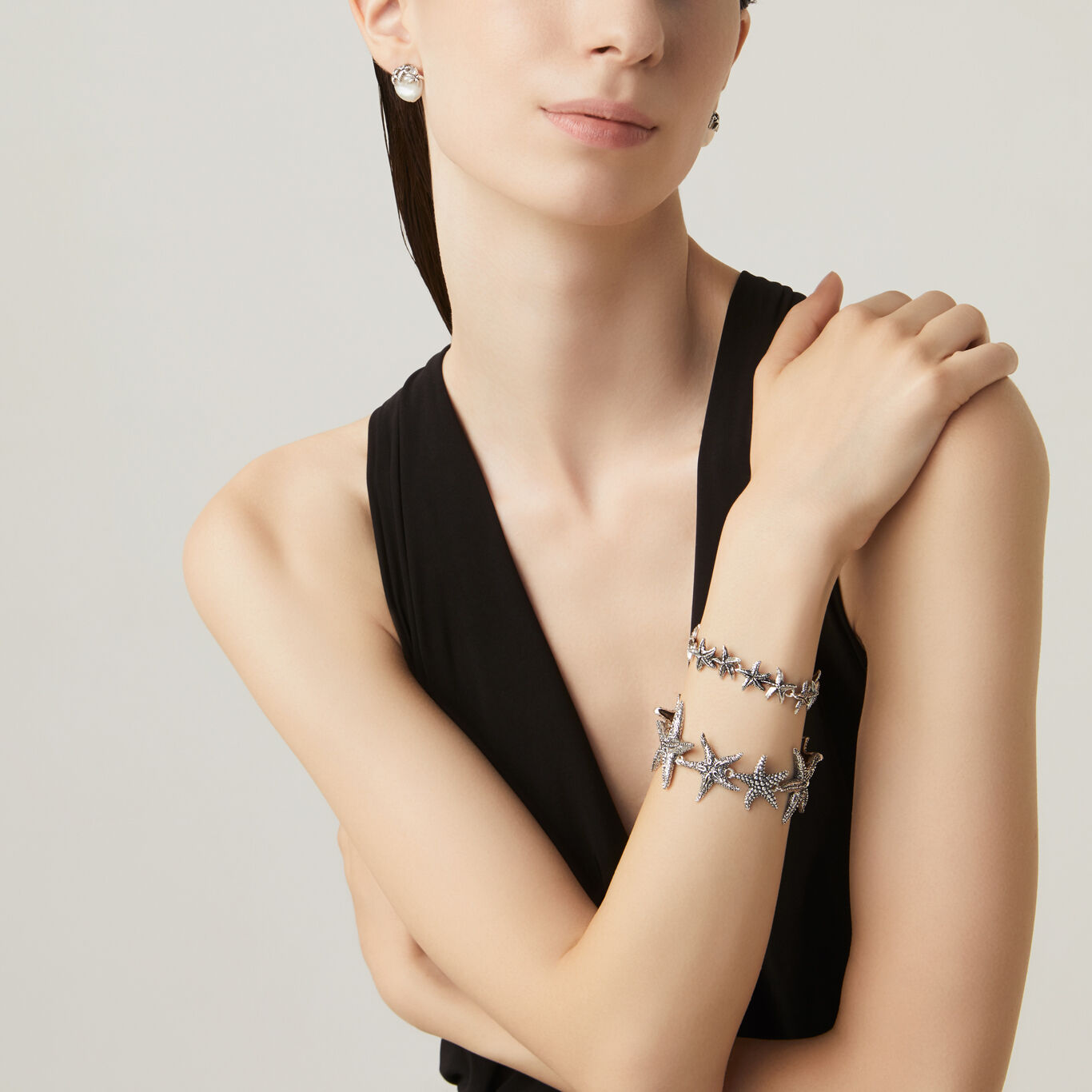Starfish Big Bracelet, Bracelet in Sterling Silver_image number 2_Giovanni Raspini