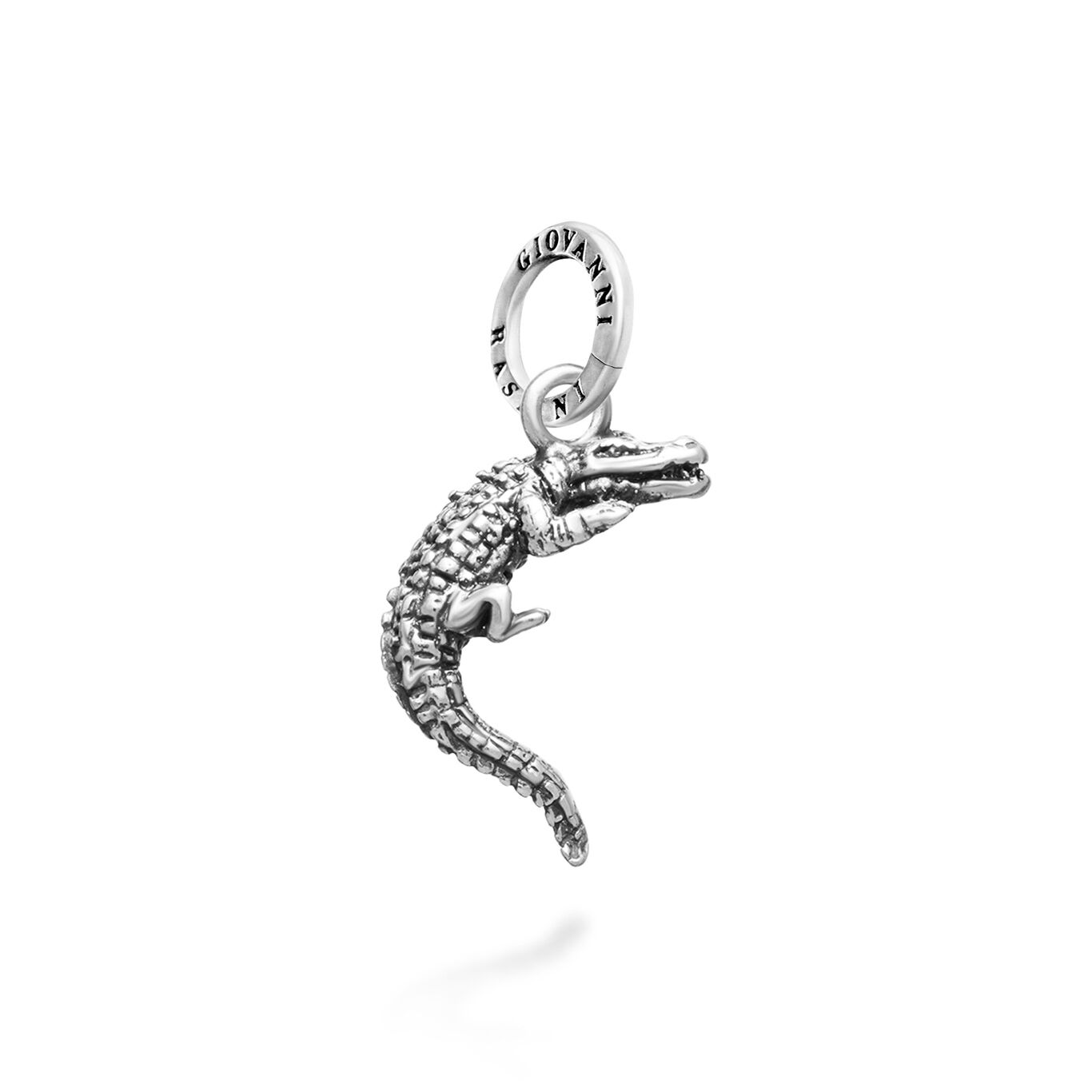 Charm Krokodil, Charm aus Silber 925_image number 0_Giovanni Raspini