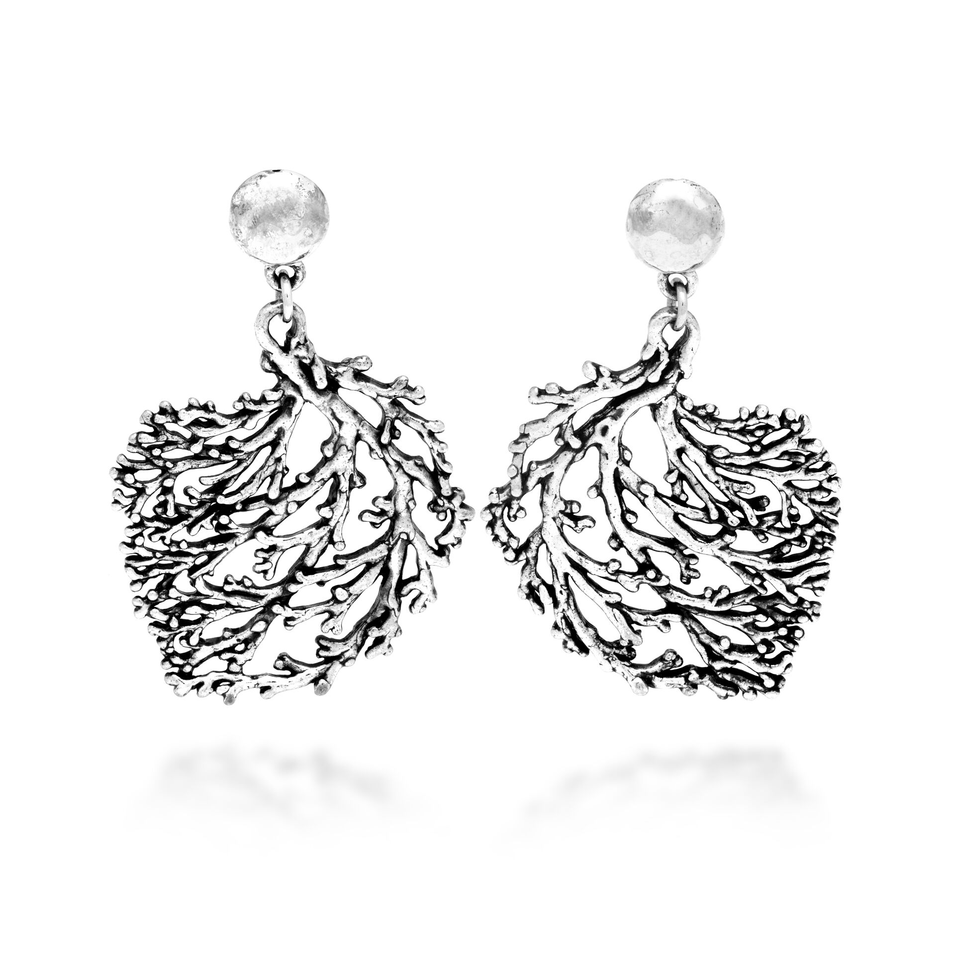 Coral Big Earrings image number 0