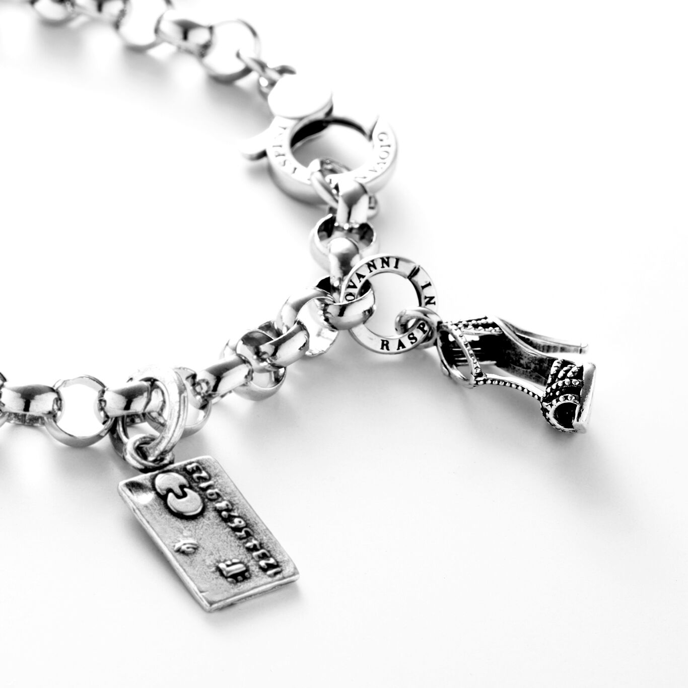 Charm Sandale, Charm aus Silber 925_image number 1_Giovanni Raspini