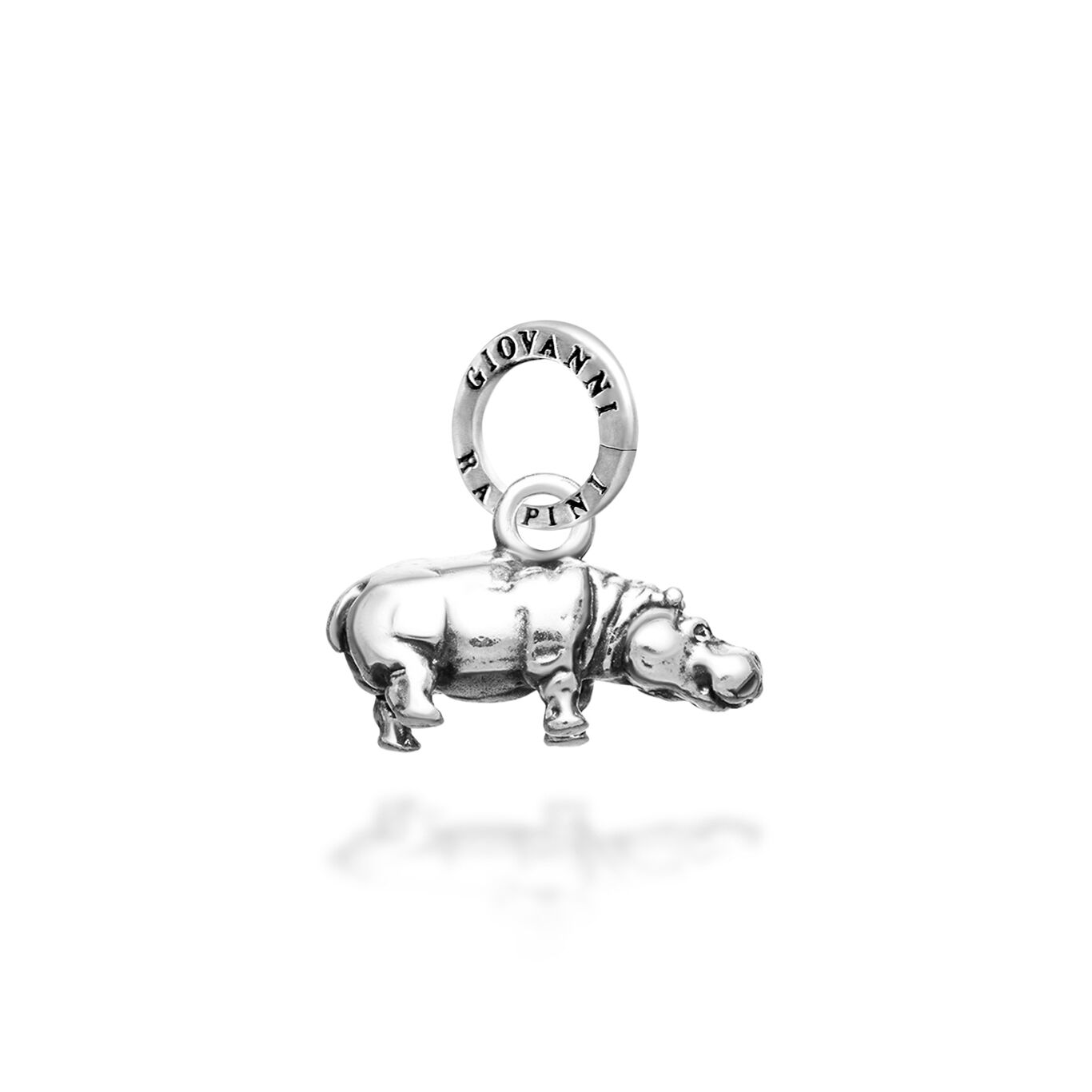 Charm Ippopotamo, Charm in Argento 925_image number 0_Giovanni Raspini