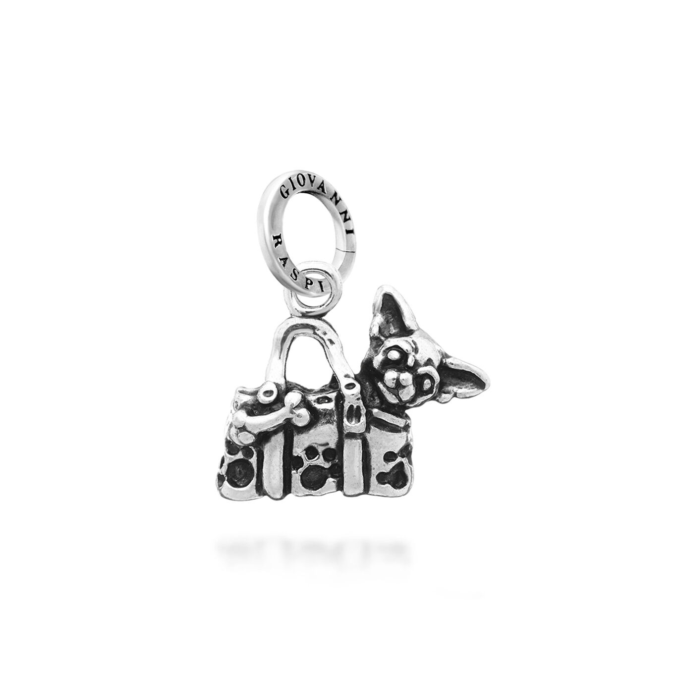 Dog in a bag Charm