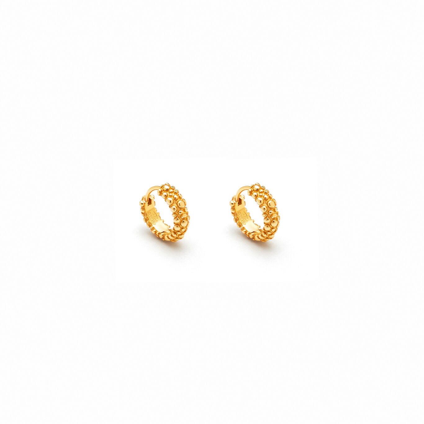 Huggie Perlage Earrings