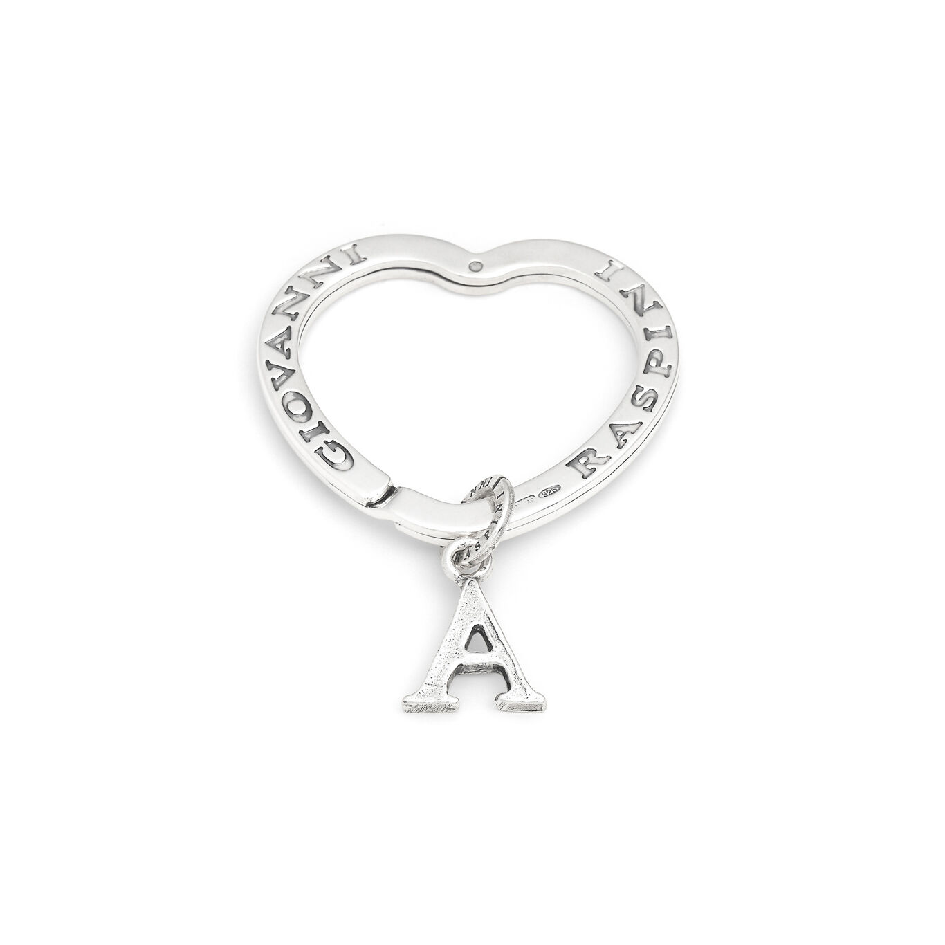 Letter A key ring