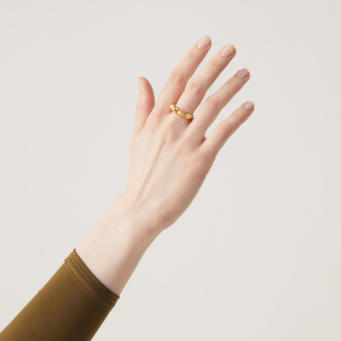 Riviera Ring, Ring in 18k Gold Plated Sterling Silver_image number 1_Giovanni Raspini