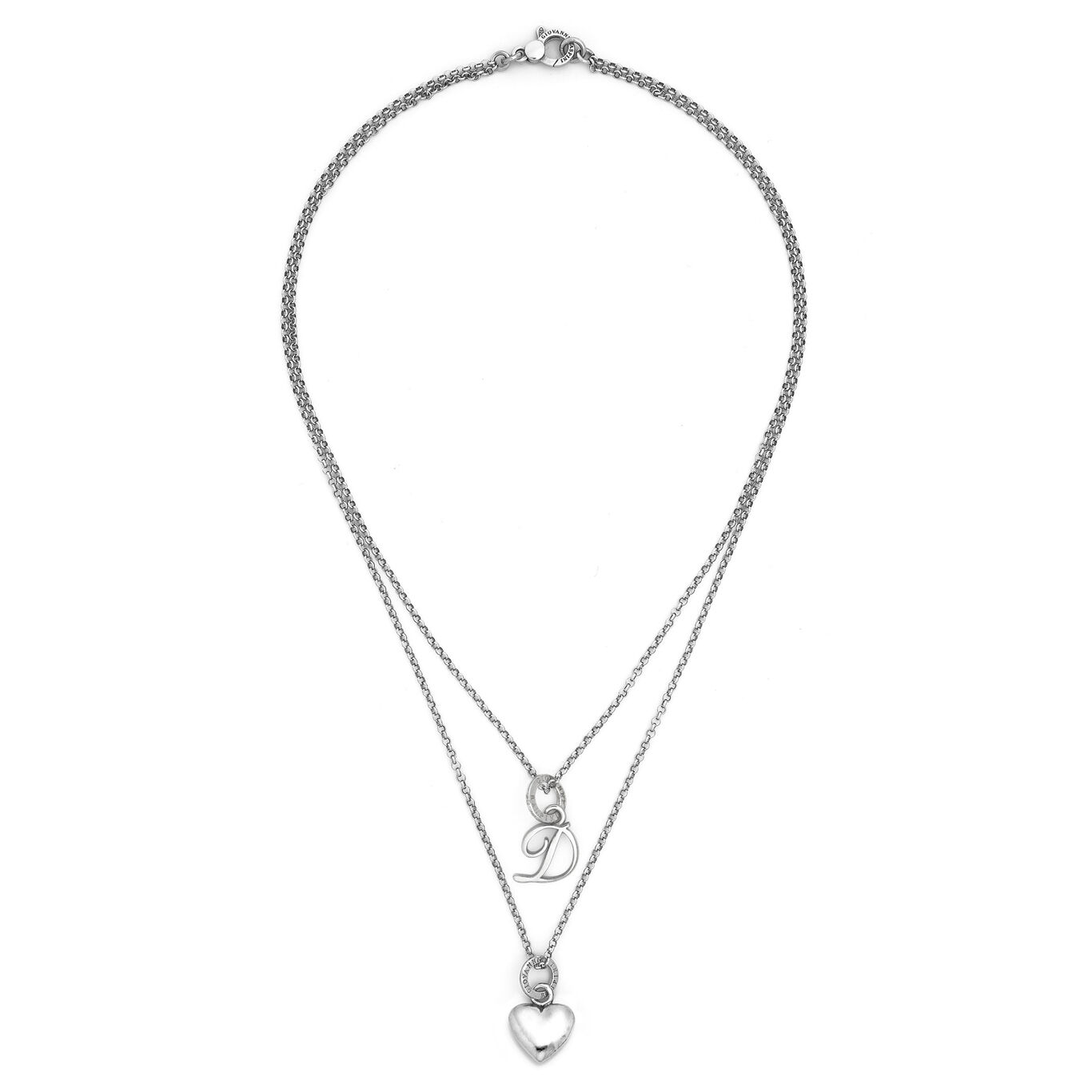 Collana Cuore e Lettera D