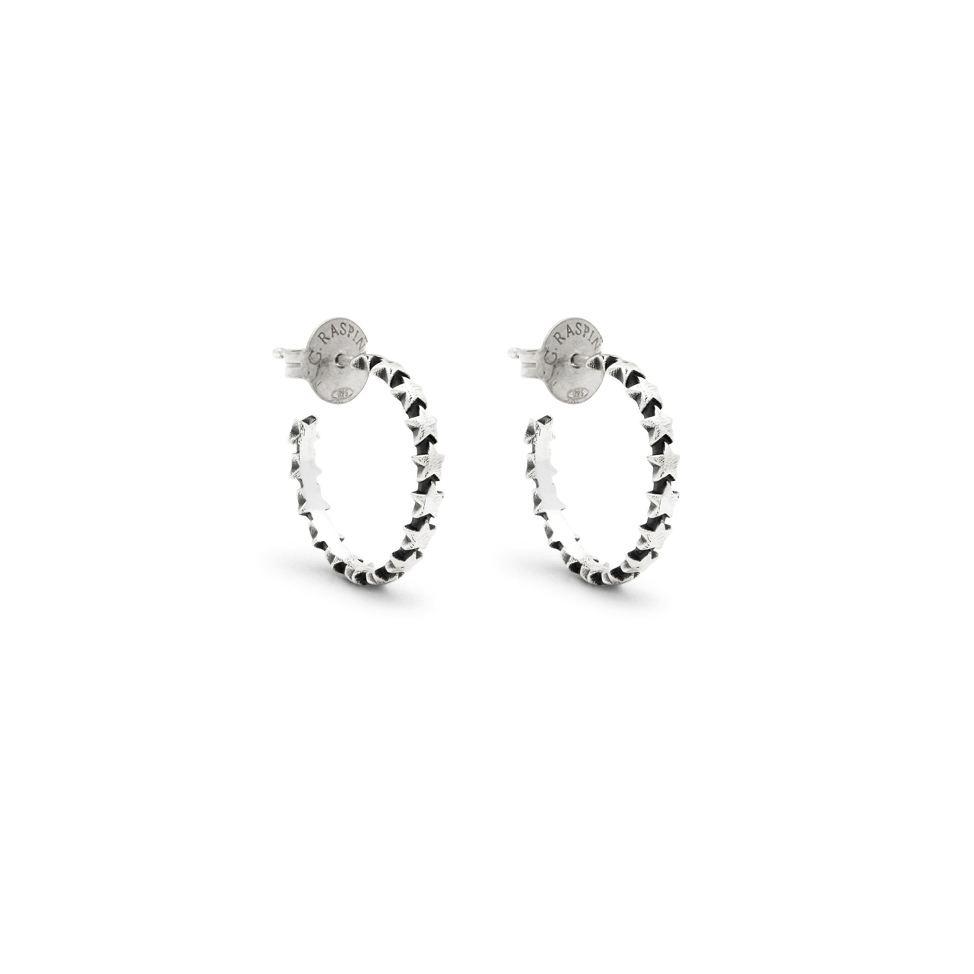 Star Hoop Earrings image number 0