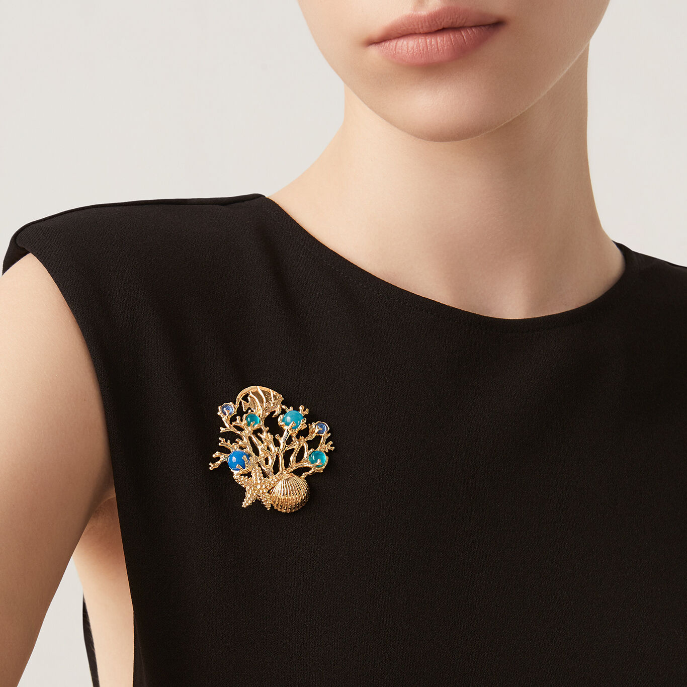 Brosche Golden Reef
