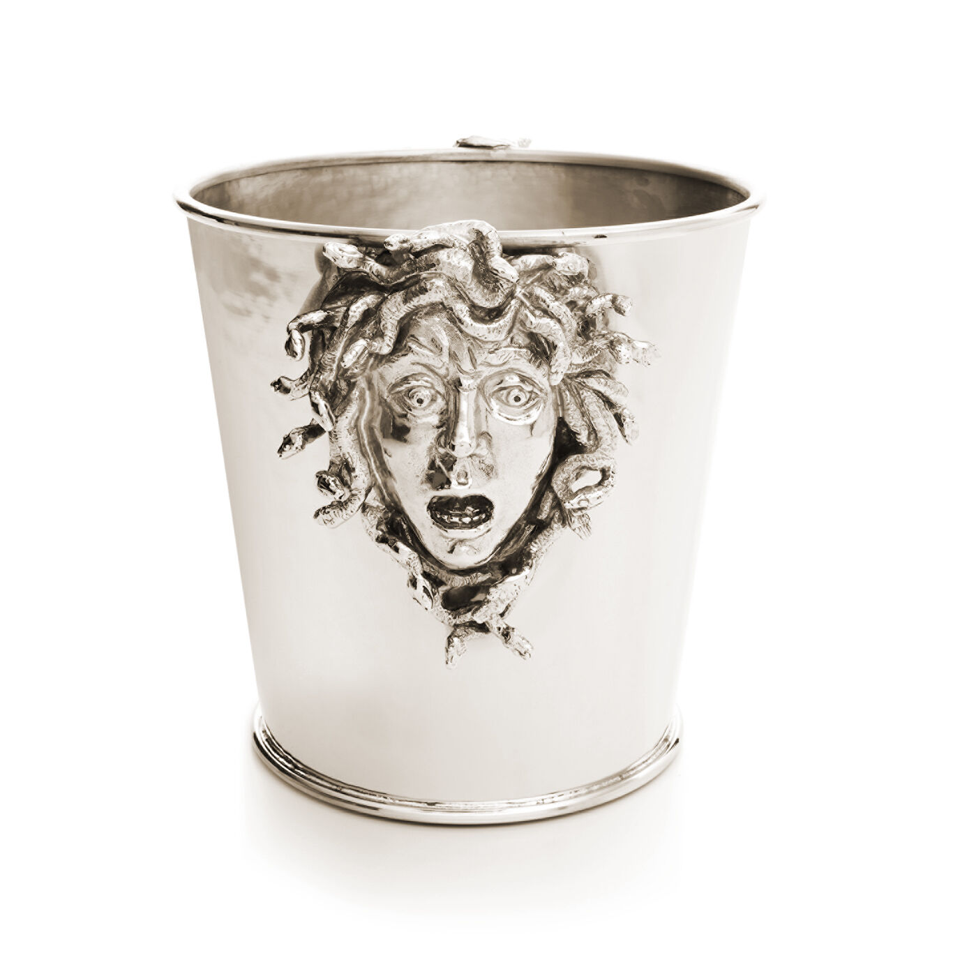 Medusa Champagne Bucket, Champagne Bucket in bronzobianco_image number 3_Giovanni Raspini